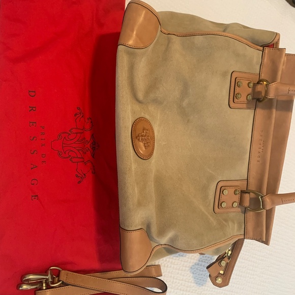 Suede Prix de Dressage handbag - Picture 2 of 15